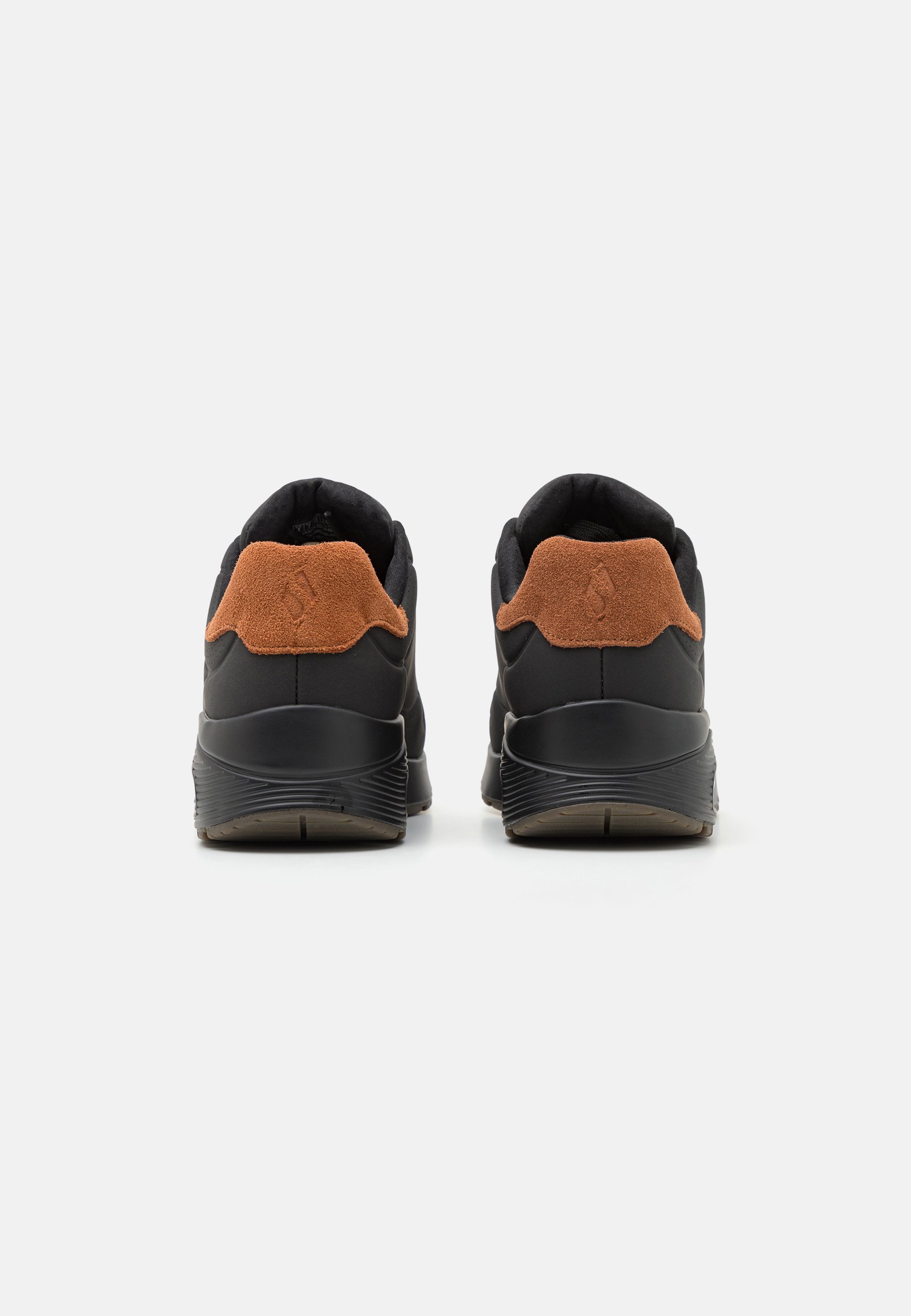 Skechers Sport UNO - Sneakers - zwart/kastanjebruin