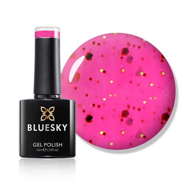Gelový lak Bluesky - malinová raketa