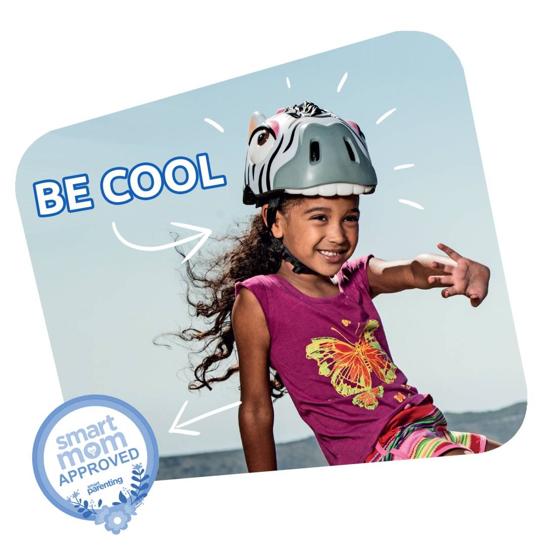 Kinderfahrradhelm | Pink Pony | Crazy Safety | EN1078-zertifiziert