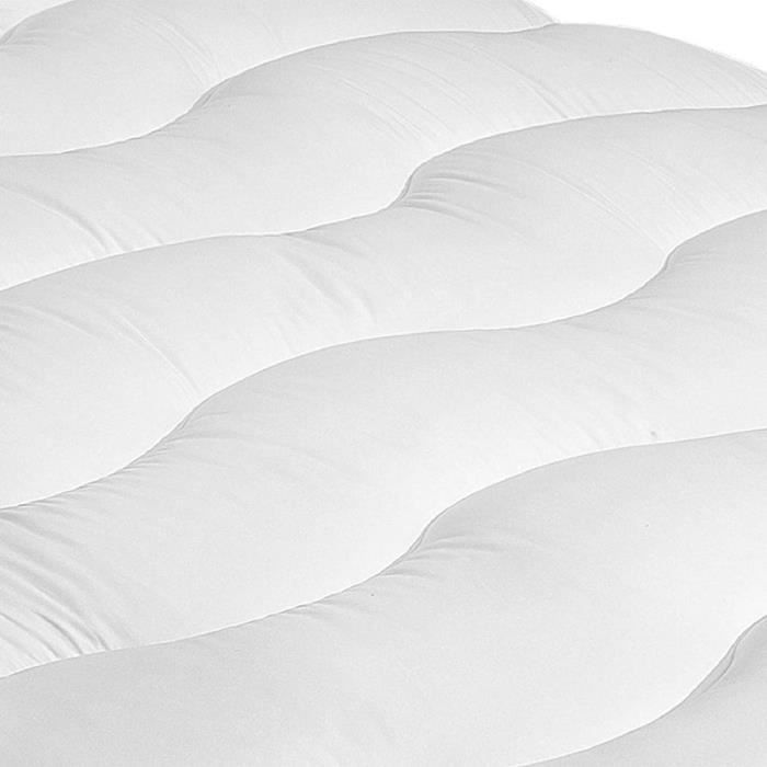 Glory Cloud Witte Matras Topper 140x190cm | 5cm Dik | Zacht en Dik | Comfortabel en omhullend