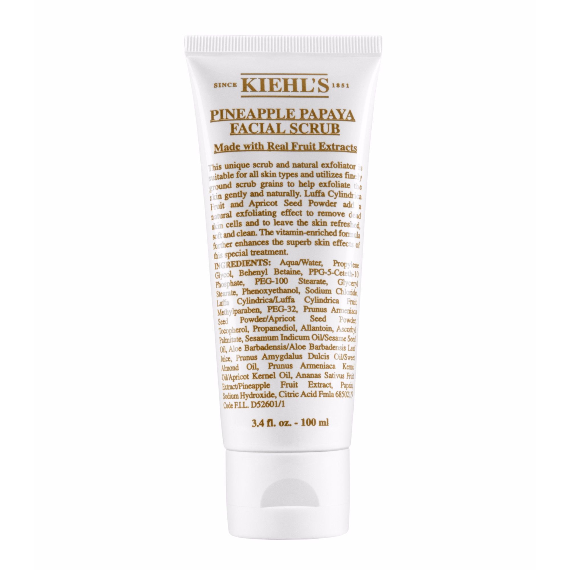 Exfoliant facial cu ananas și papaya 100 ml - Kiehl's