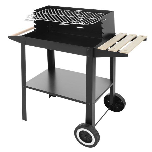 Grill węglowy ogrodowy na kółkach   akcesoria