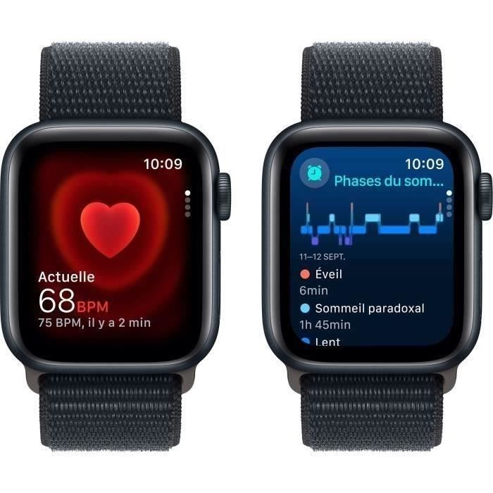 Apple Watch SE GPS - 40 mm - Caja de aluminio Midnight Sport Loop (2023) - Reacondicionado - Buen estado