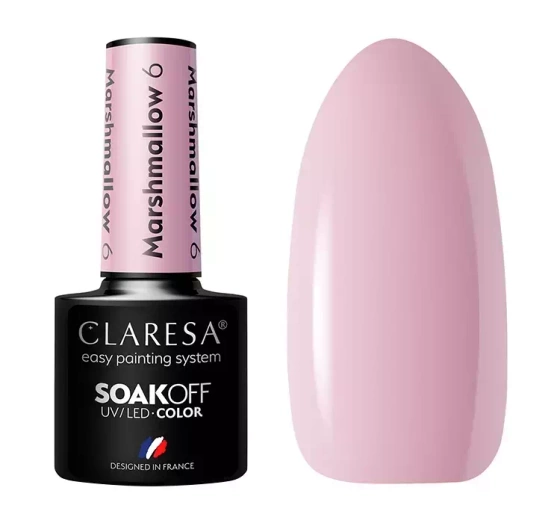 Claresa hybrydowy lakier do paznokci Marshmallow 6 5 g