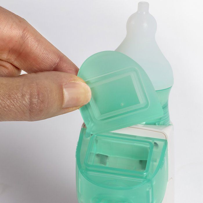 Aspiratore nasale elettrico BEBECONFORT con spray, 0+, pulizia nasale efficace e silenziosa, facile da pulire, bianco