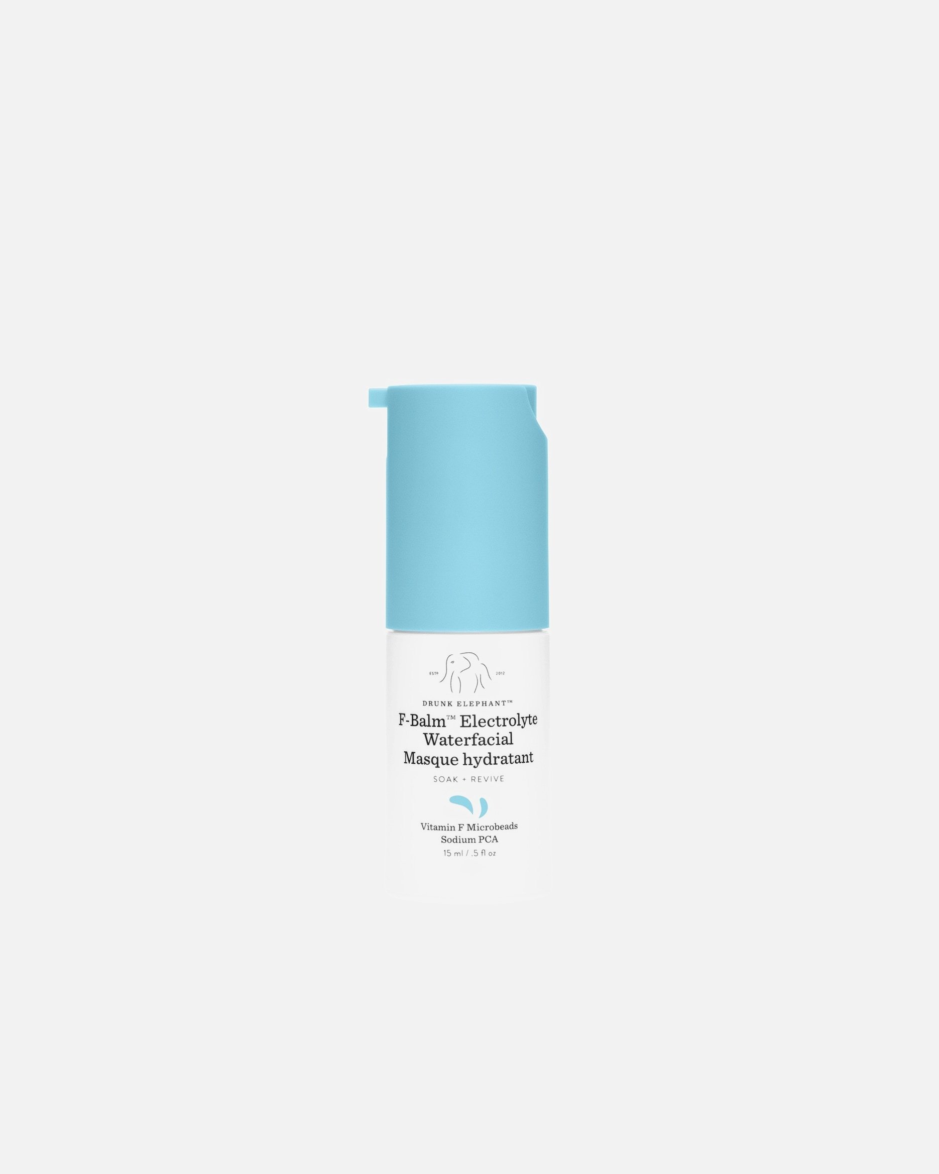 Drėkinamoji kaukė „Drunk Elephant“ su elektrolitais „F-Balm™“ – 15 ml