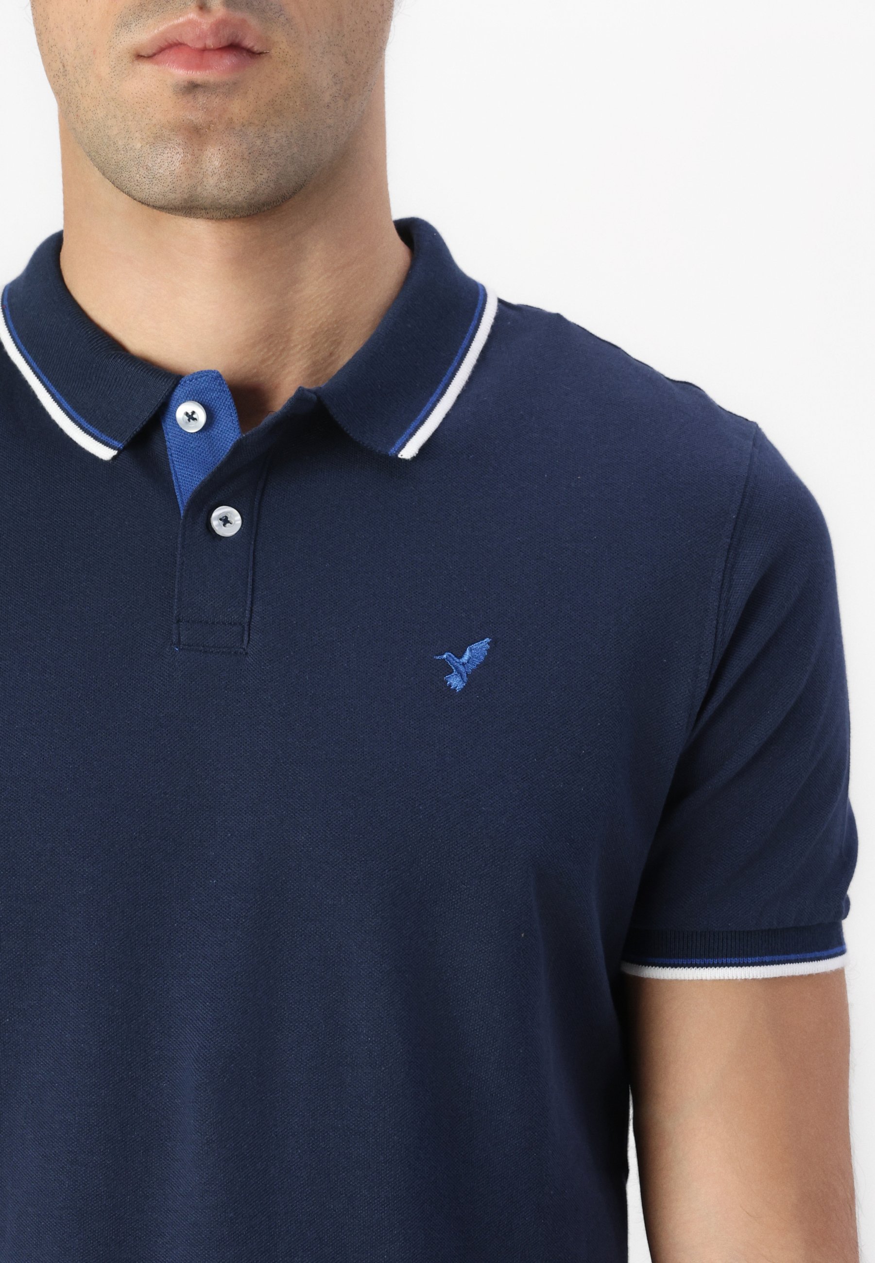 LIMITED SLIM - Triko s límečkem - black