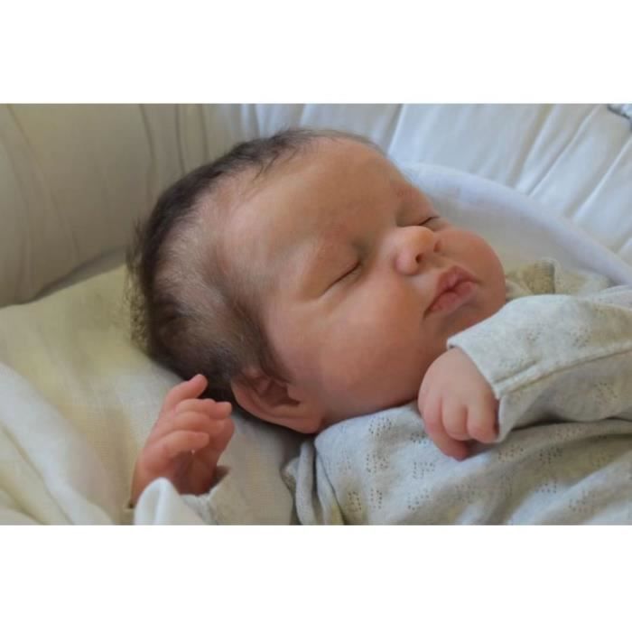 Reborn babypoppen - RUMOCOVO - LouLou - Newborn Art Collection - Wit - 50 cm