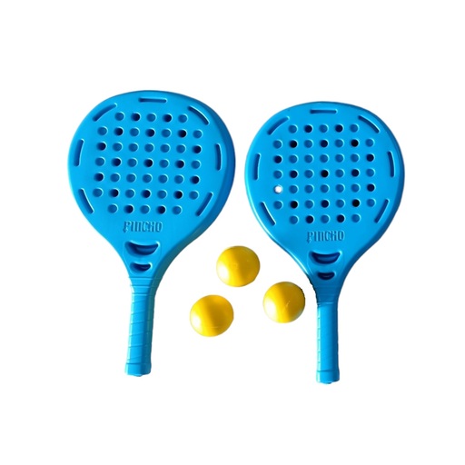  Padel ütő szett fogantyúval, tokkal és 3 labdával