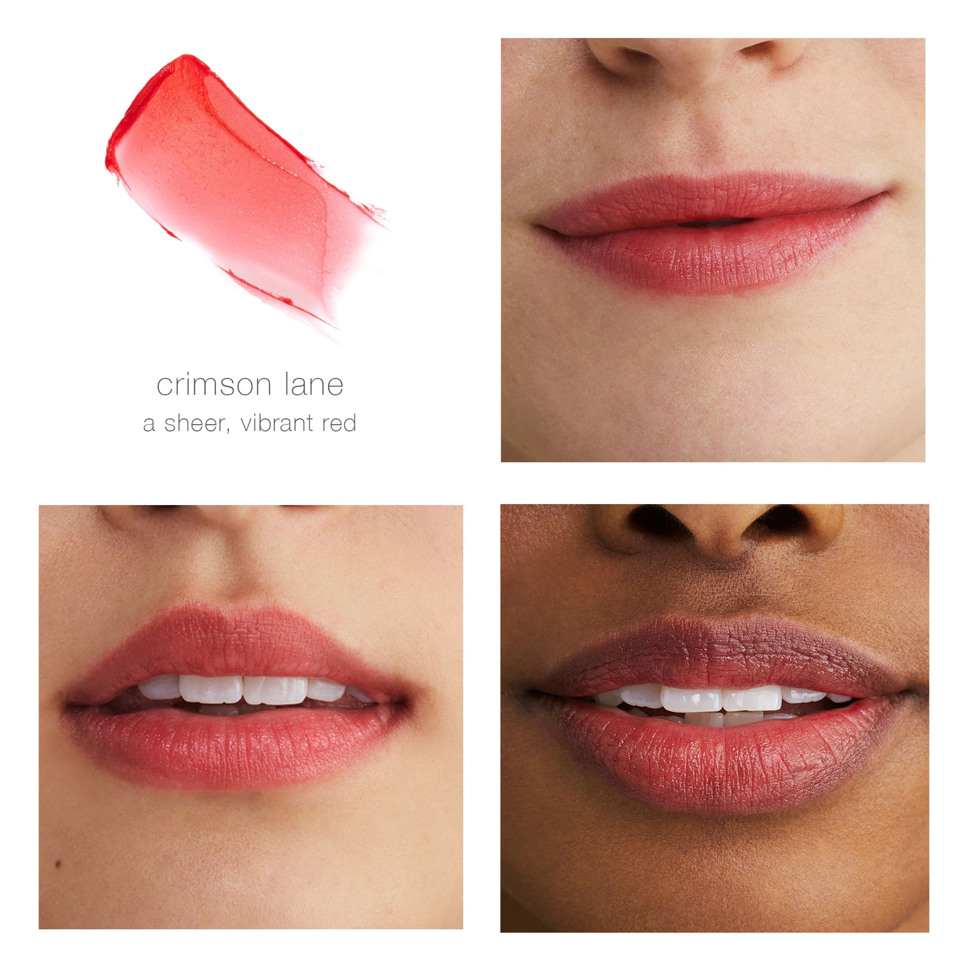 Balsam de buze colorat zilnic Crimson Lane - rms beauty