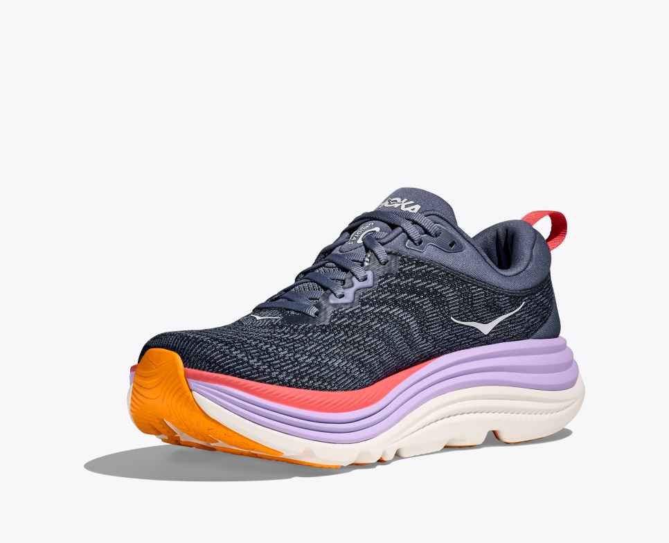 HOKA Gaviota 5 Anchor / Grapefruit