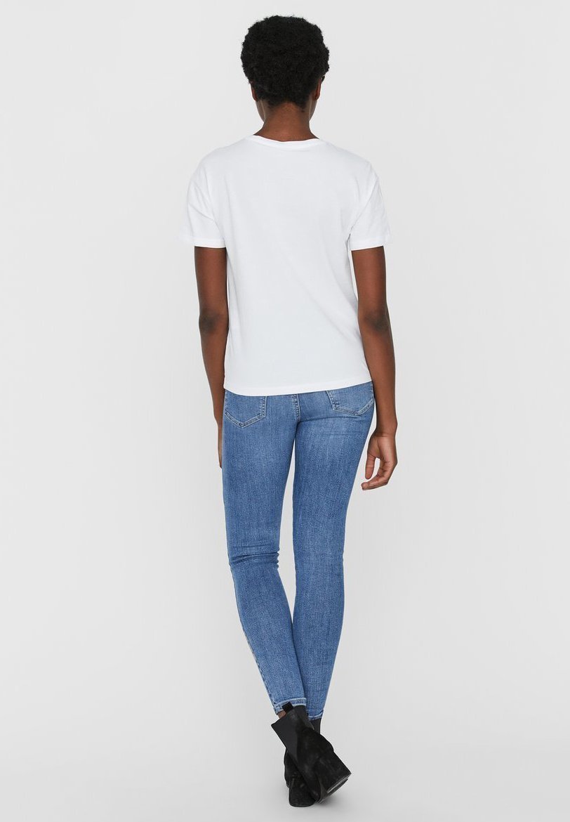 T-shirt basic Noisy May - bianco brillante