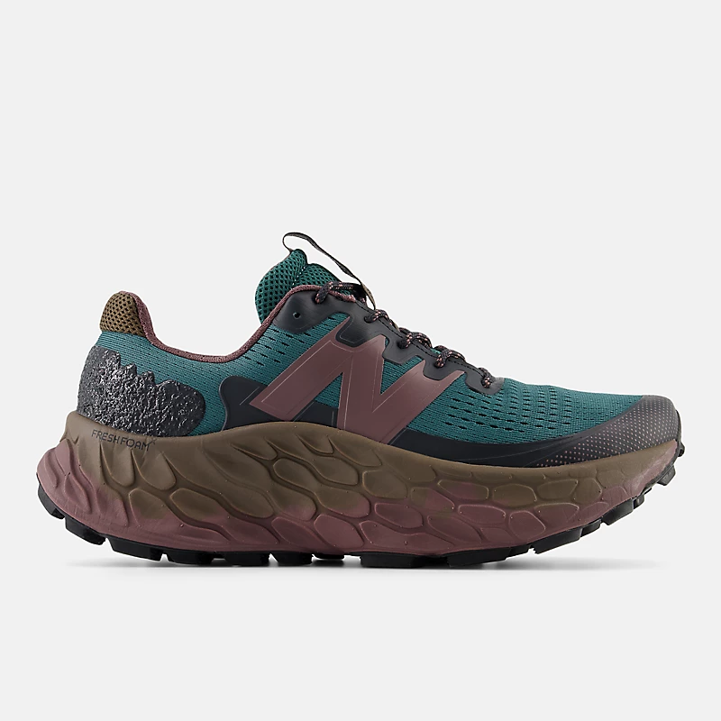 Fresh Foam X More Trail v3 voor mannen – Donkere paddenstoel met nieuwe spar