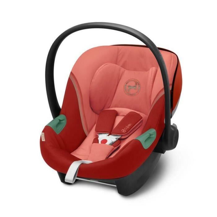 CYBEX - Gr 0+ Aton S2 I-Size Hibiskusroter Autositz