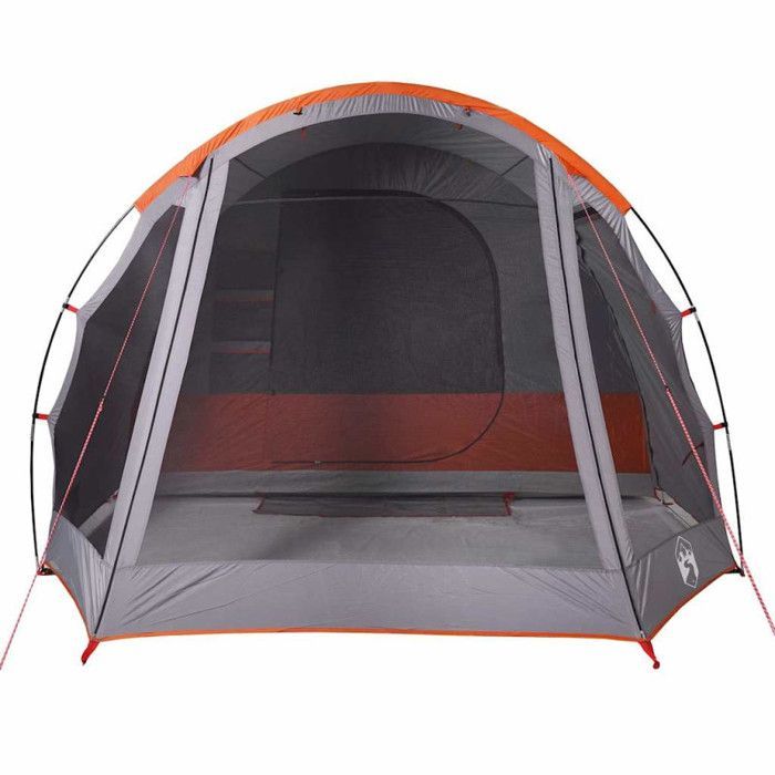 Tienda de campaña tipo túnel vidaXL para 8 personas, gris, impermeable, tienda de campaña, refugio de camping, refugio de jardín, tienda de campaña, refugio 94736