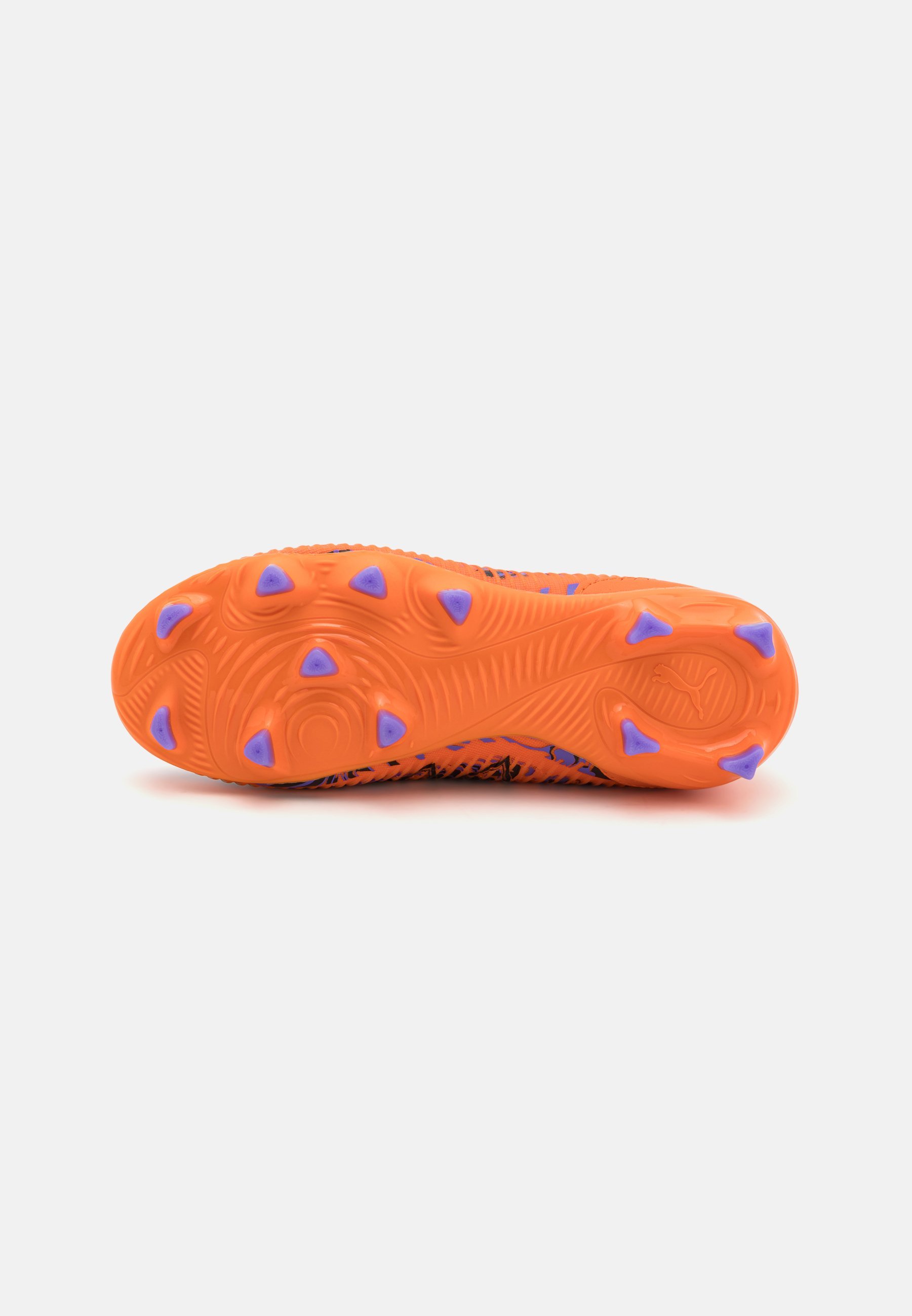 Puma FUTURE 8 MATCH CREATIVITY FG/AG JR UNISEX - Voetbalschoenen voor stevige ondergrond - oranje klaproos/zwart/gifroze
