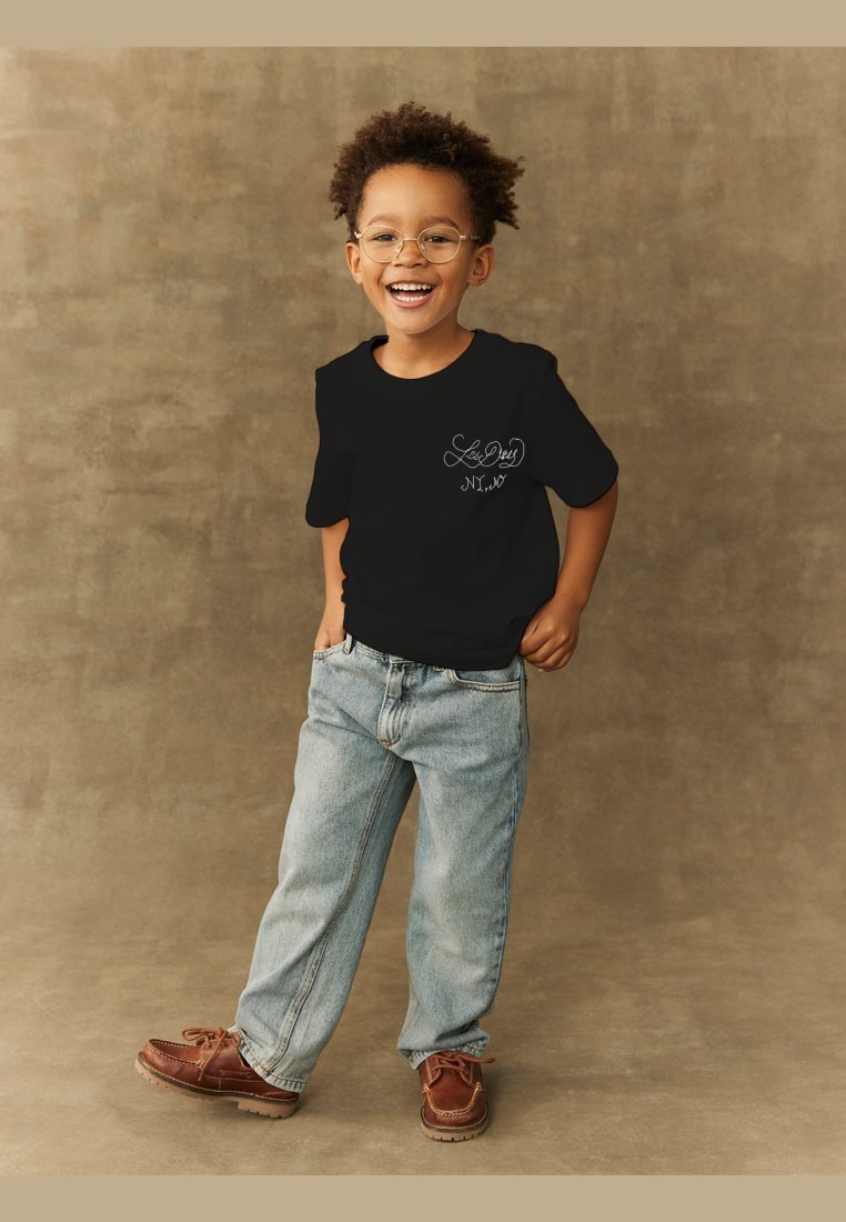 Les Deux ORCHARD UNISEX - T-shirt z nadrukiem - black