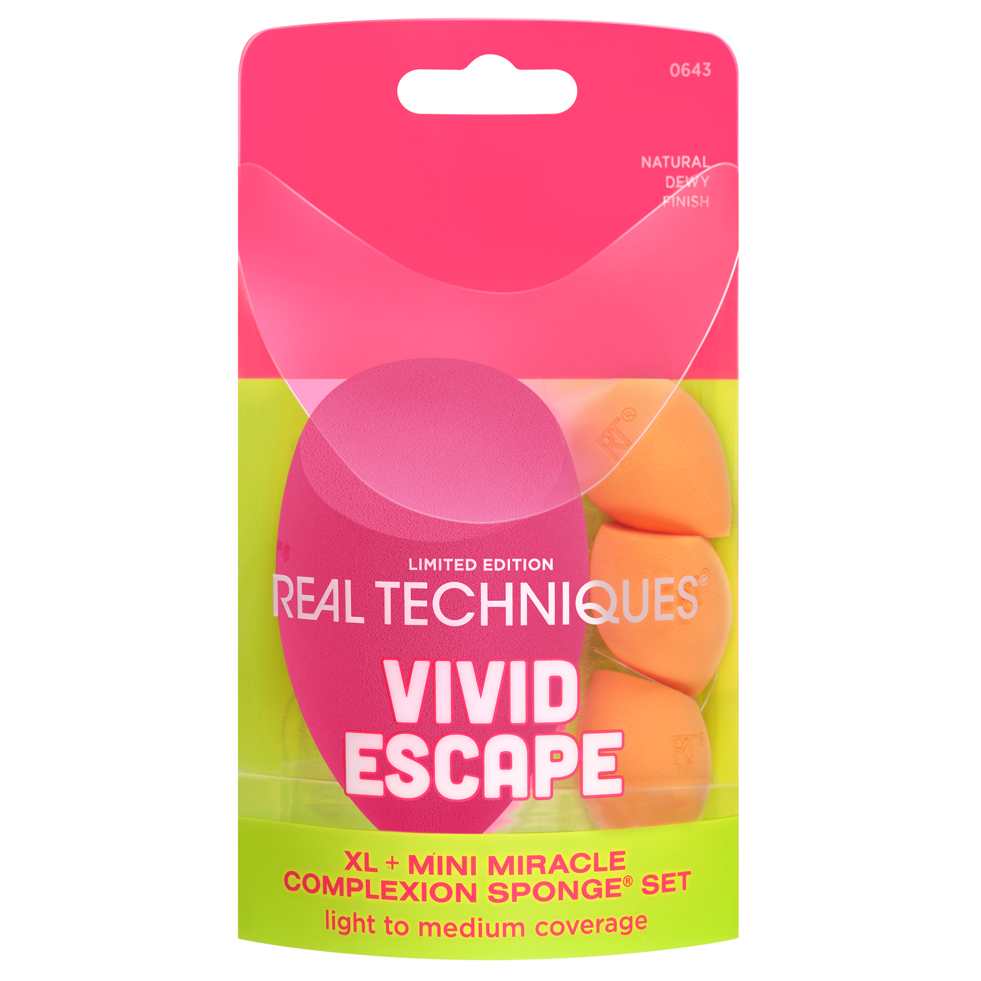 „Vivid Escape XL Mini Miracle“ veido kempinėlių rinkinys Makiažo kempinėlės