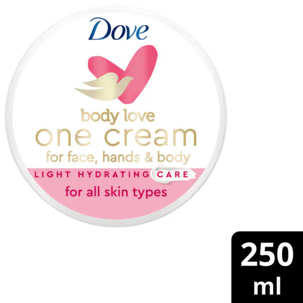 Dove One krém arcra, kézre és testre, könnyű hidratálás 250ml
