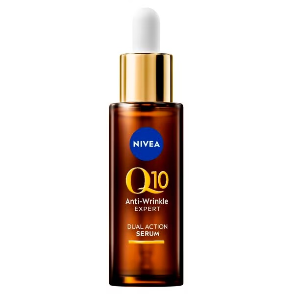 NIVEA Q10 divkāršas iedarbības pretgrumbu serums ekspertiem<br>30ml - Sausai ādai