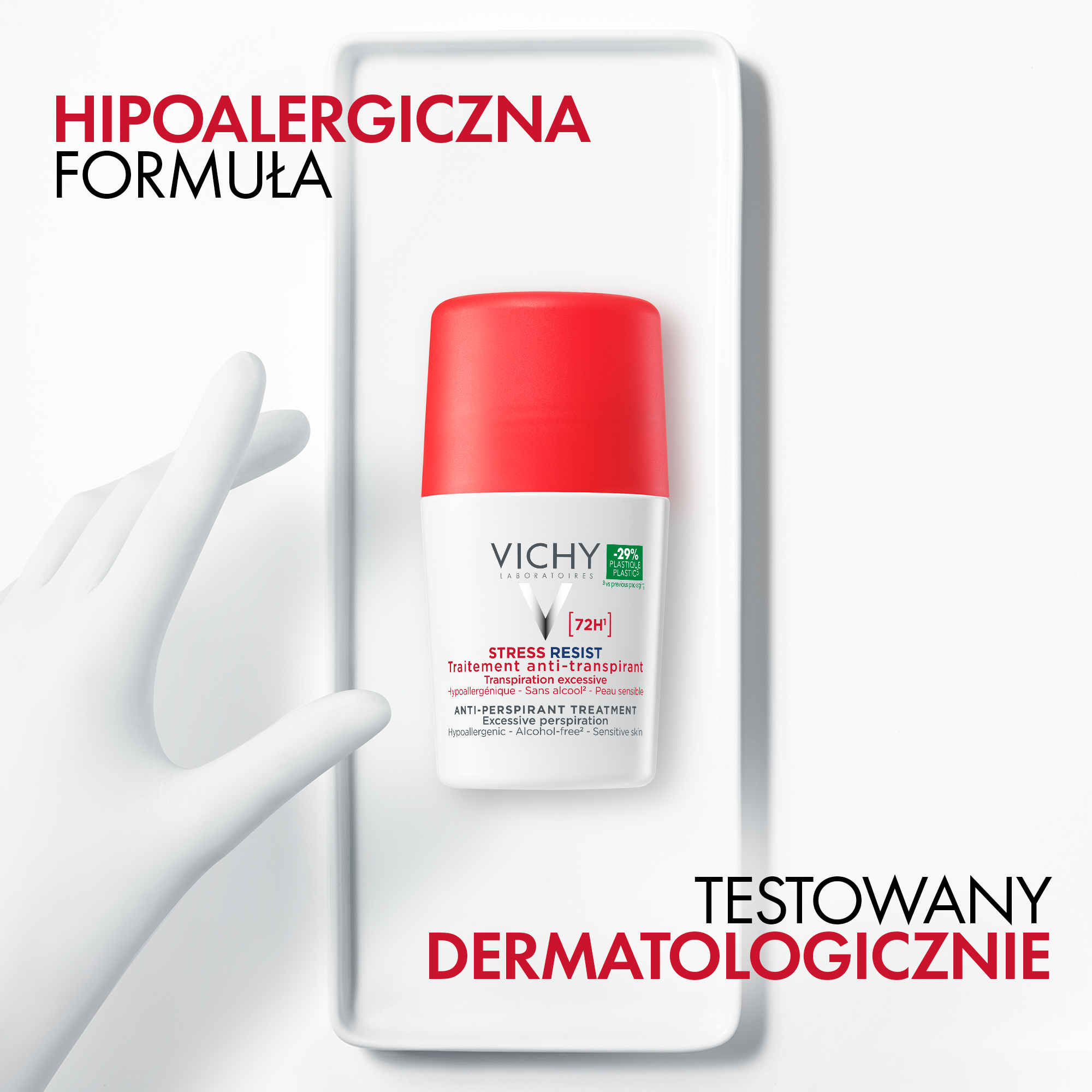 Vichy Antiperspirant Roll-on för kvinnor 50ml Stress Resist