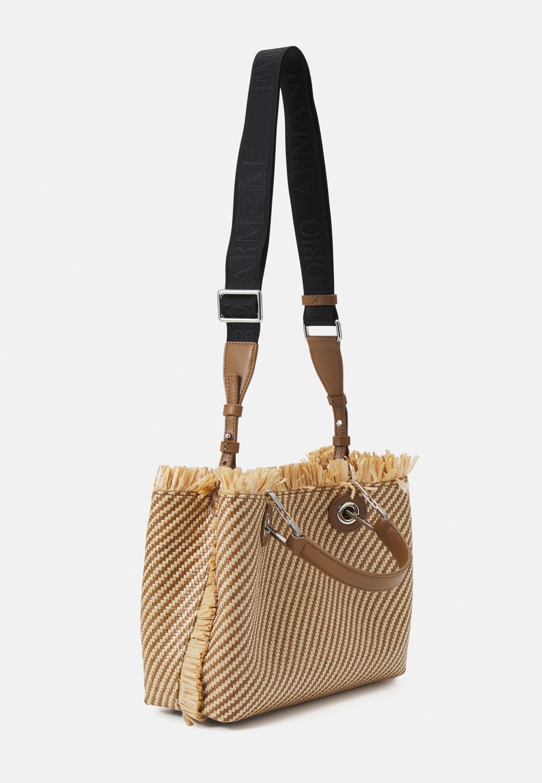 Geantă de mână Emporio Armani - nisip