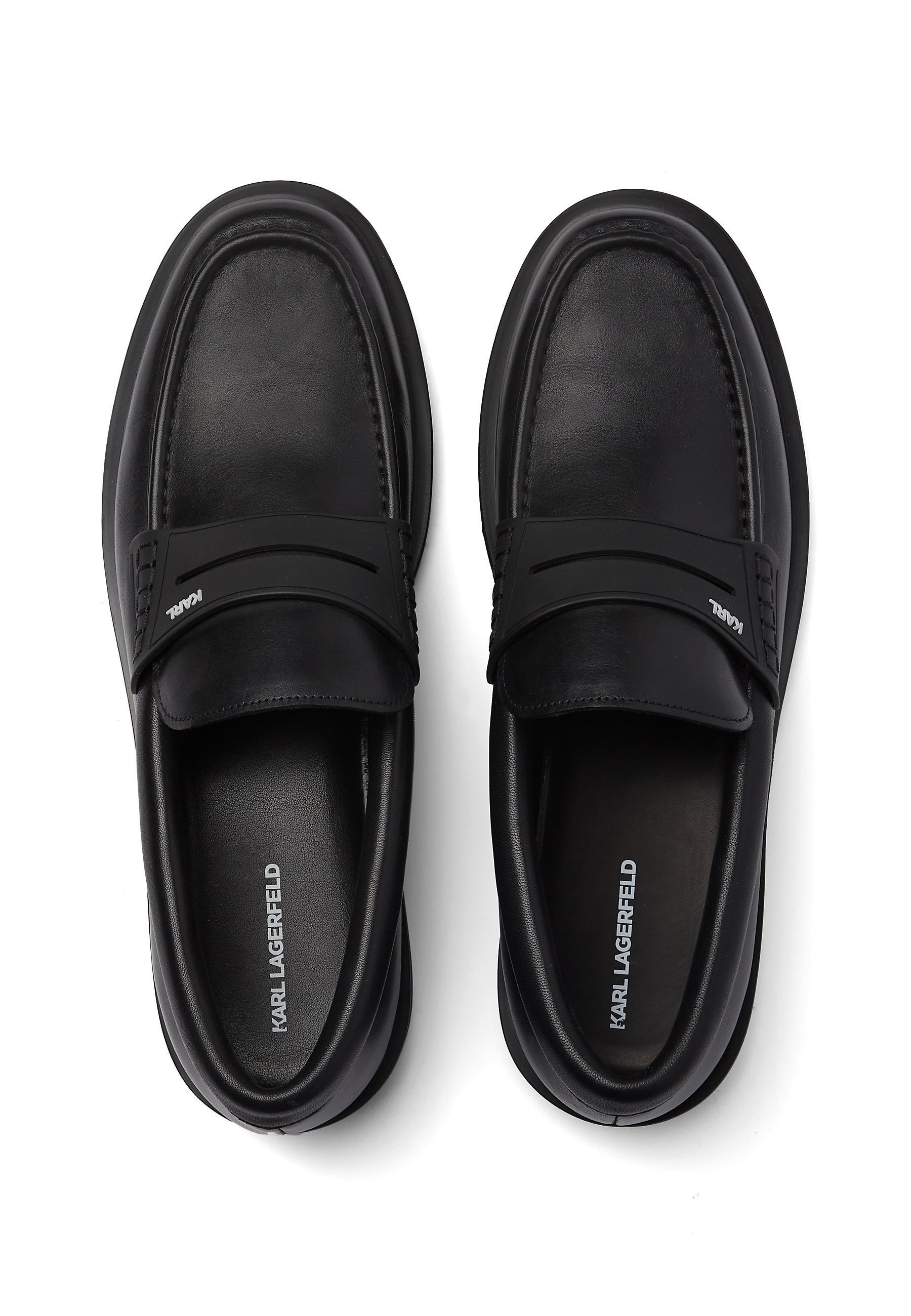 KARL LAGERFELD KINGSTON LOAFERS - Stijlvolle instappers - zwart