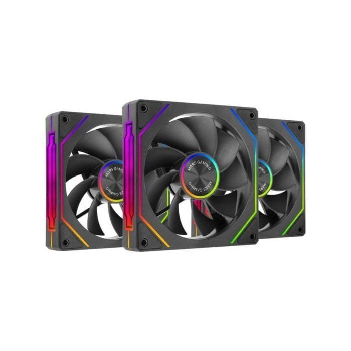 Additional fan Mars Gaming MF-LINKFINITYKIT2R 120mm 1800RPM Infinity Mirror ARGB PWM