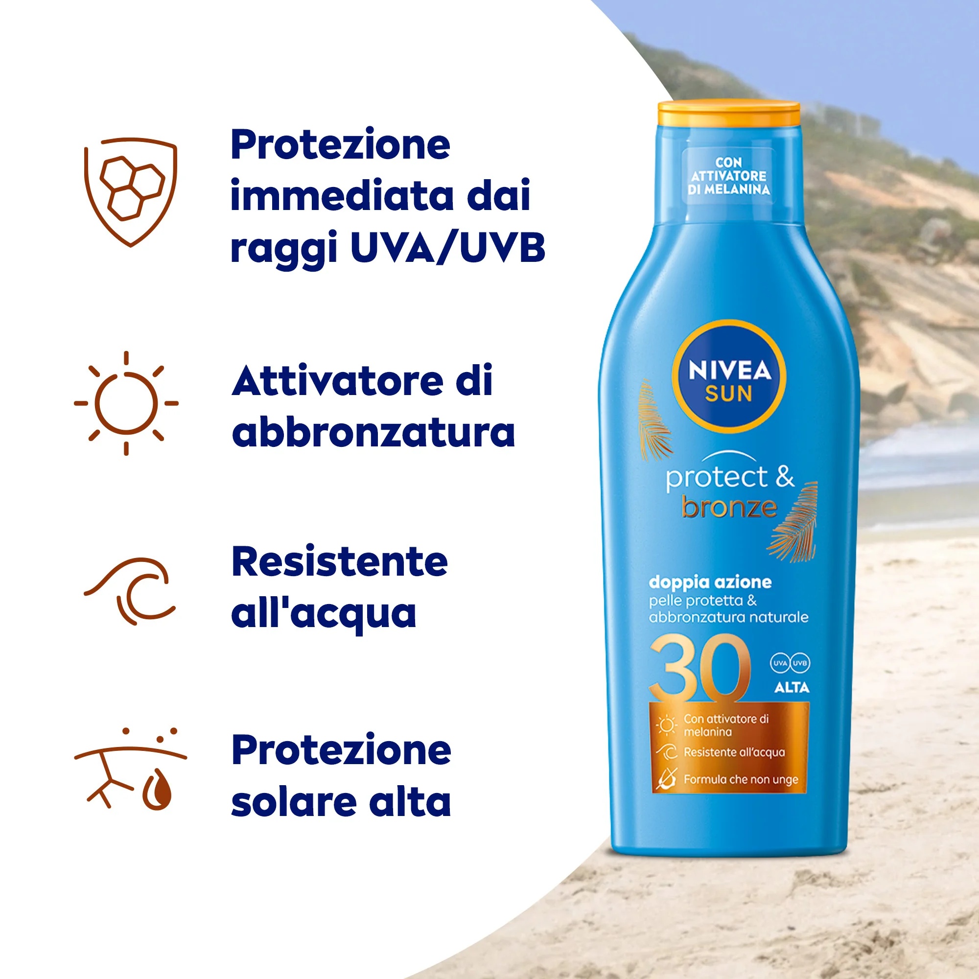 NIVEA Nivea Sun Protect & Bronze Zonnebrandcrème SPF 30
