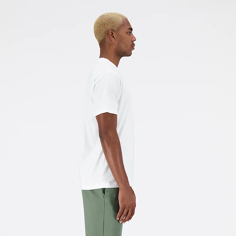 Heren Essentials Reimagined katoenen jersey T-shirt - WIT