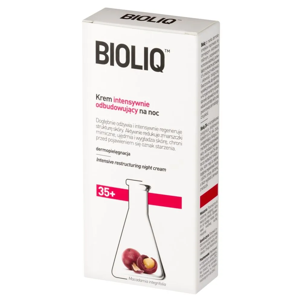 Bioliq 35+ Krem intensywnie odbudowujący na noc