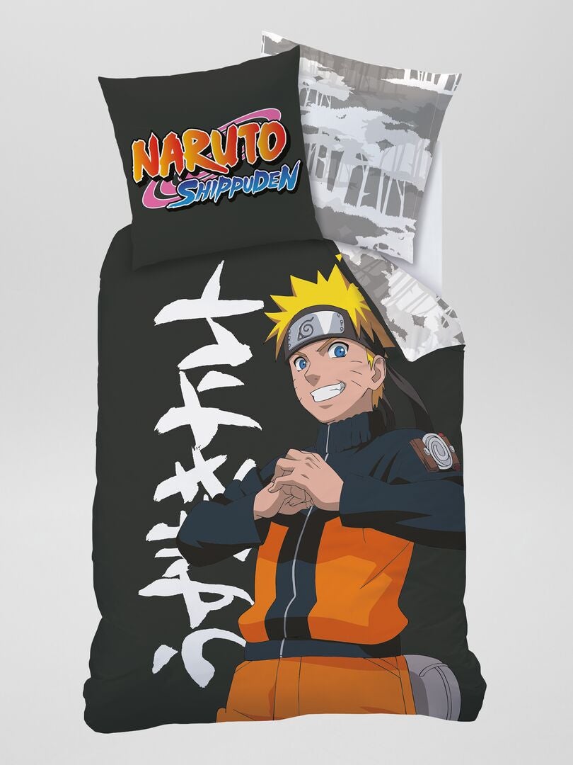 Naruto beddengoedset - eenpersoons - ORANJE