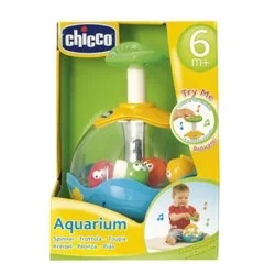 Le jeu de toupie CHICCO Aquarium +6M renforce la coordination manuelle
