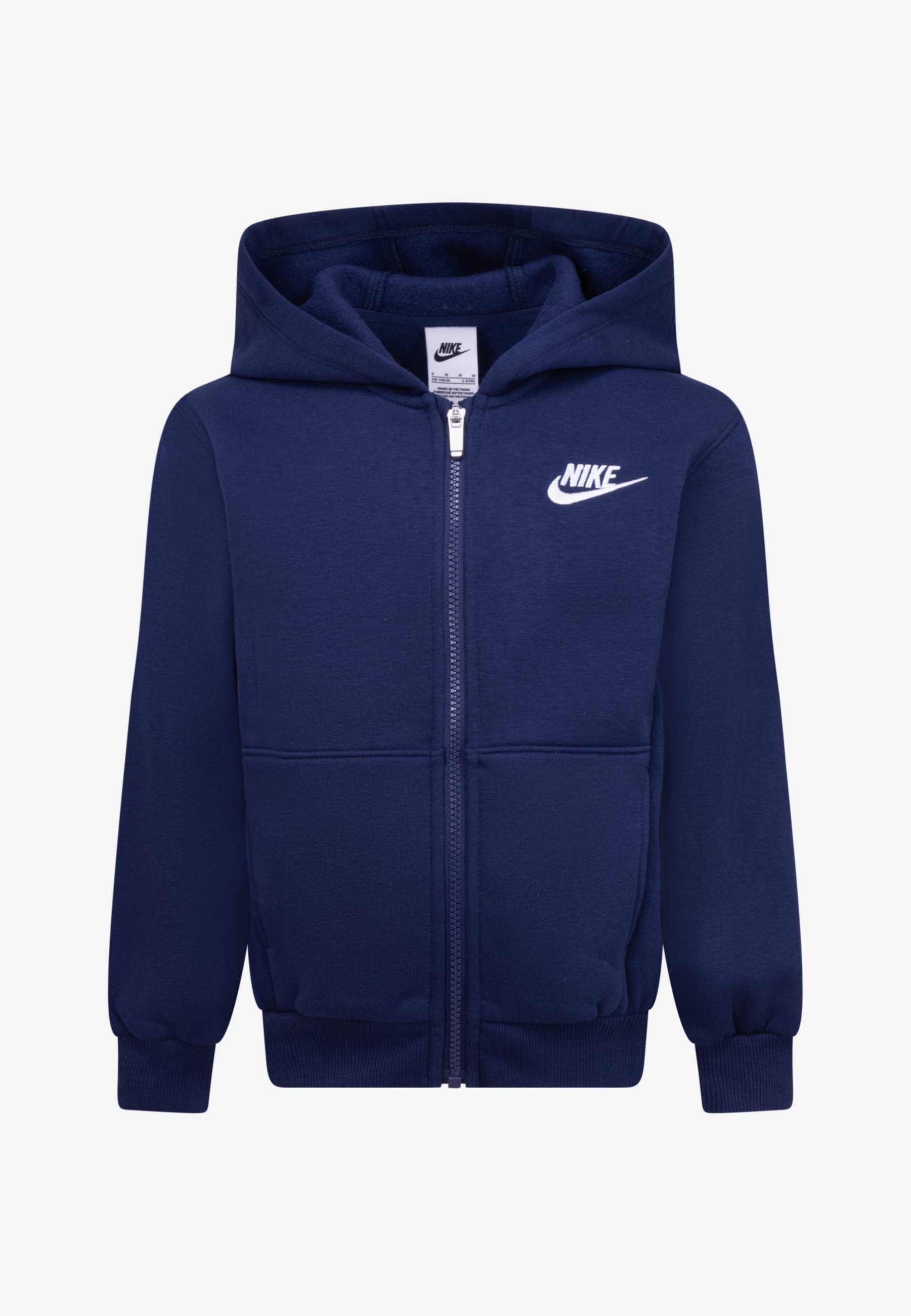 Sweat-shirt zippé Nike Sportswear CLUB UNISEX - Bleu marine