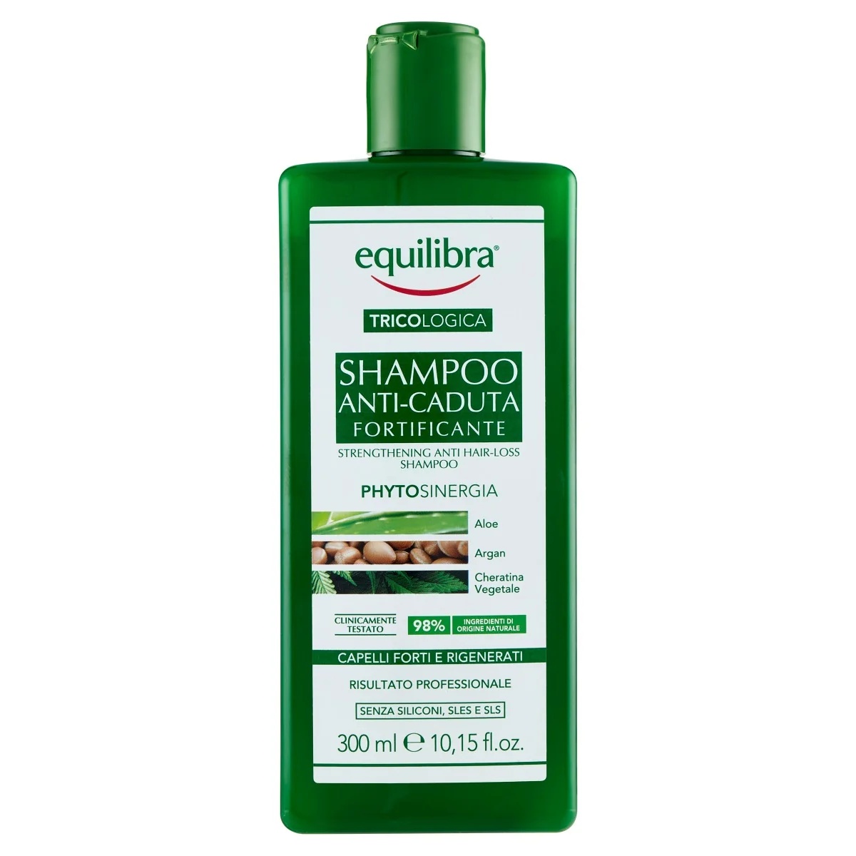 Equilibra Trichologica Versterkende Shampoo tegen Haaruitval 300 ml Voor Broos Haar