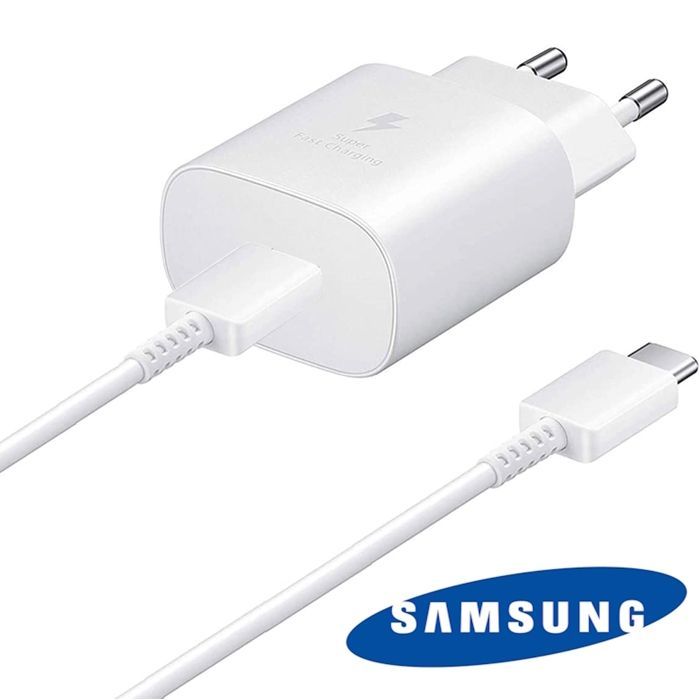 Full Charger for Samsung Galaxy A26 A36 A56 A16 A35 A53 A52s A15 A55 A05s A34 A14 A25 A54 A12 A52 5G.. 25W USB-C Cable 120