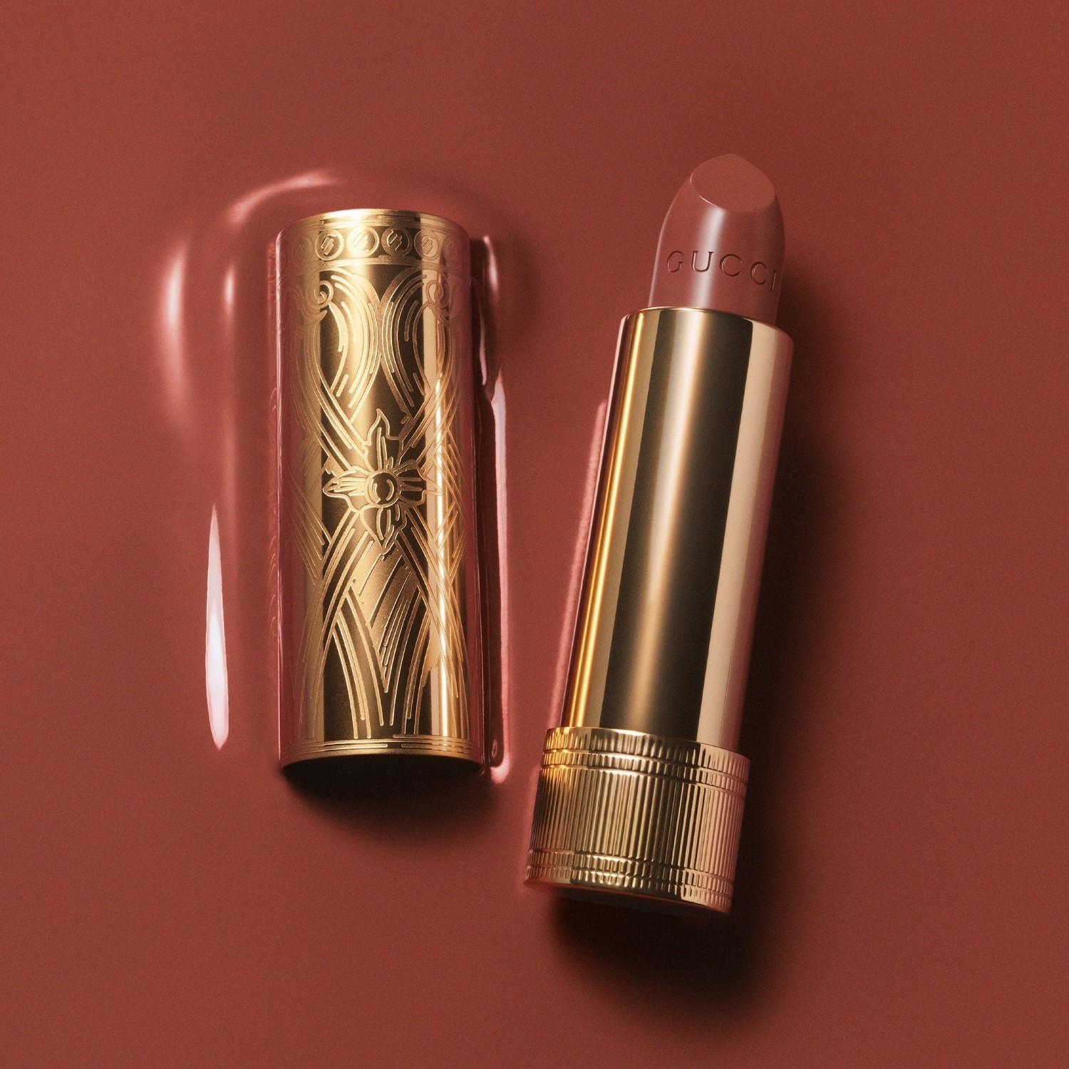 Gucci ruž za usne Gucci Beauty Gucci satenski ruž za usne – 122 – Eliza Ginger, 3,5 g – 3,5 g