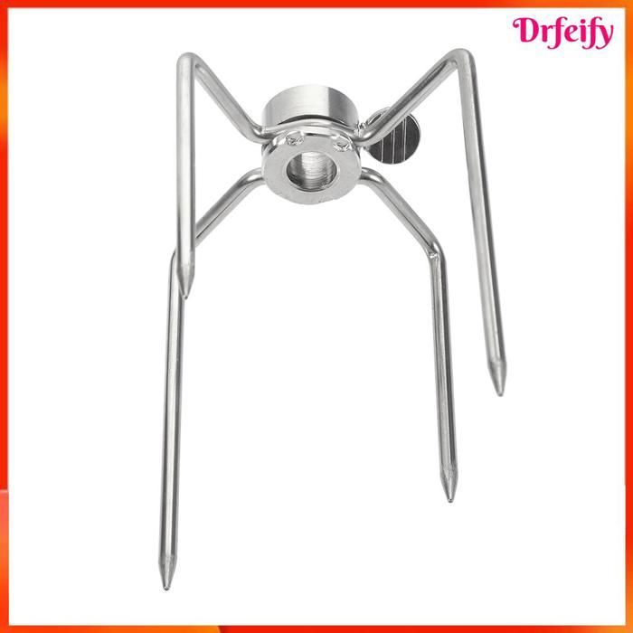 Utensile per barbecue - AKOZON - Forchetta da barbecue - Acciaio inossidabile - Multifunzionale - 2 pezzi