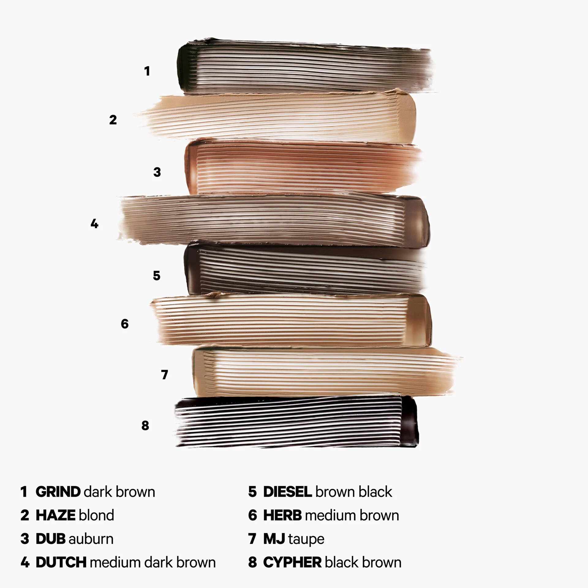 KUSH High Roll нијанса за обрве, холандска - MILK Makeup