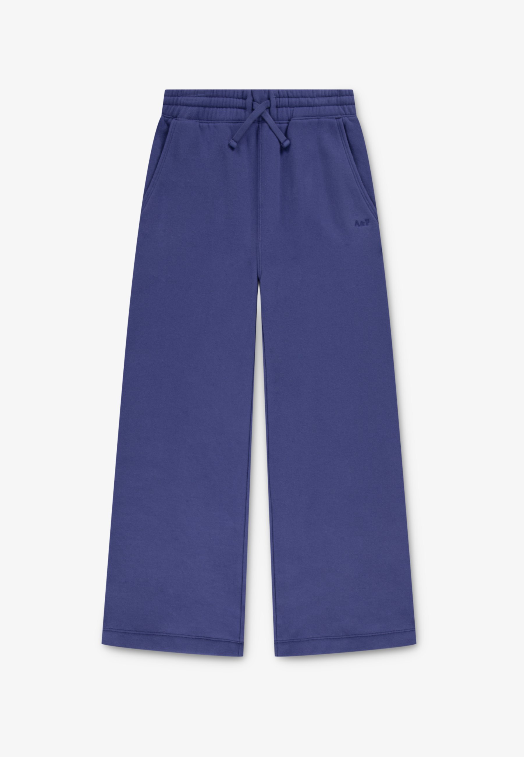 ESSENTIAL WIDE LEG - Verryttelyhousut - skipper blueAbercrombie & Fitch