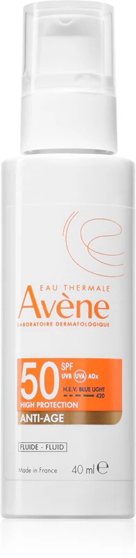 Avène Sun Anti-Age Fluid zaščitni fluid proti gubam SPF 50