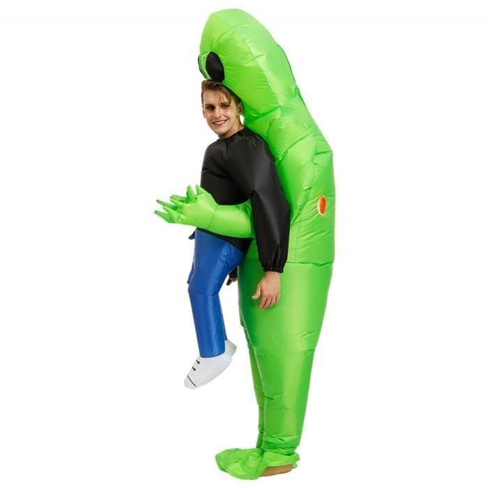 Costume Gonflable - Alien - Polyester - Ventilateur Inclus - Convient 150cm-190cm