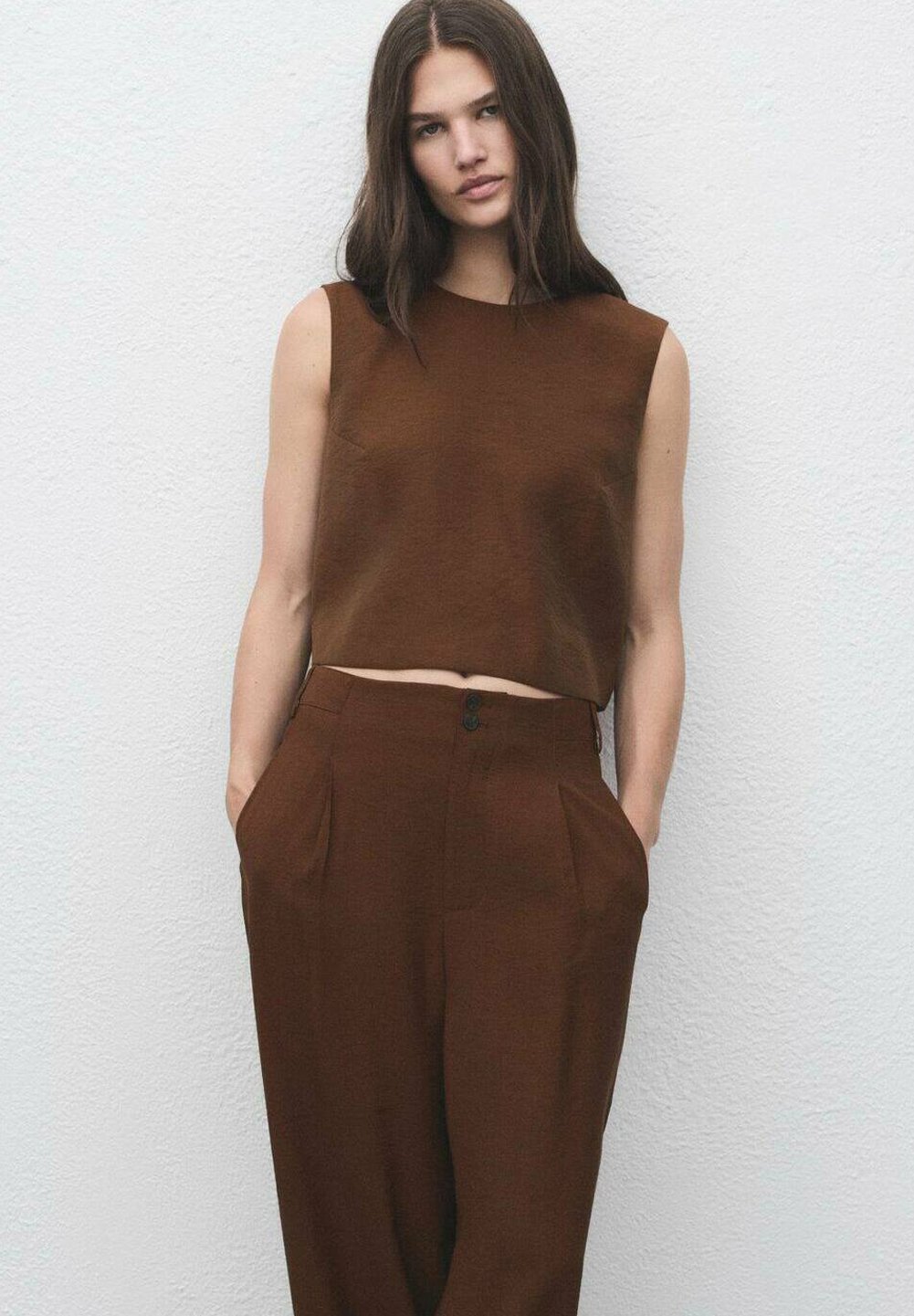 Mango Broek - bruin