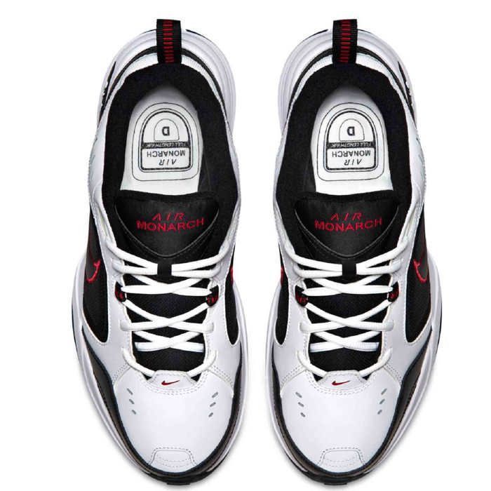 Nike Air Monarch IV - Zapatillas para hombre, blanco/negro 415445-101