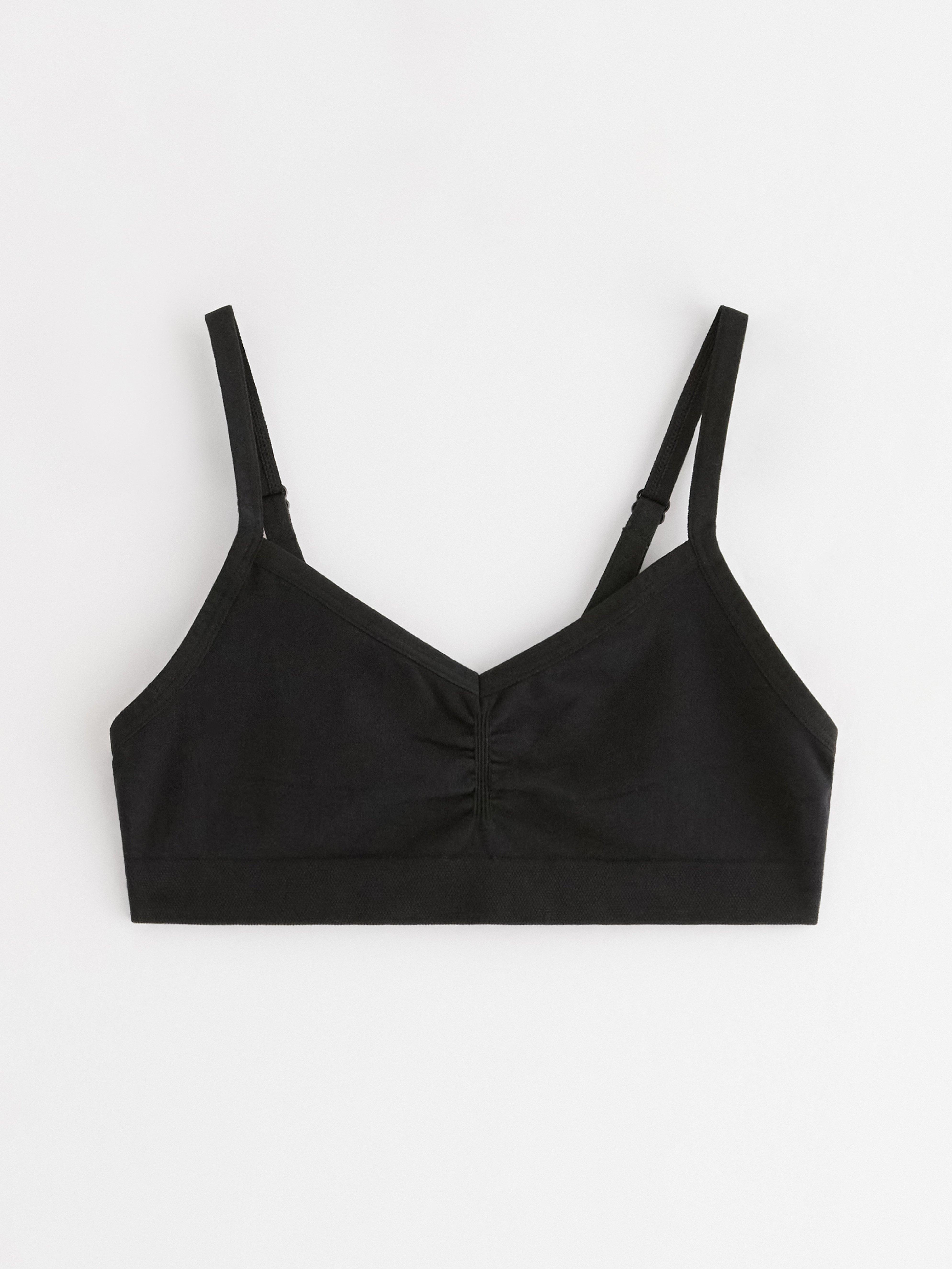 Seamless kort topp Black