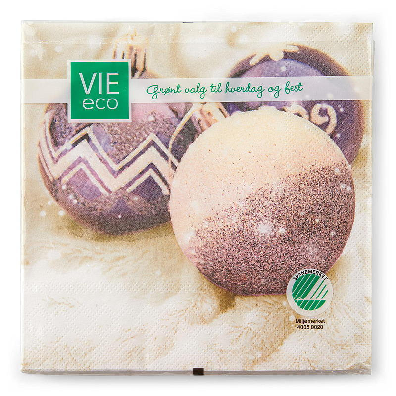 Vie Eco -lautasliinat 20 kpl 33x33 cm, Adventti