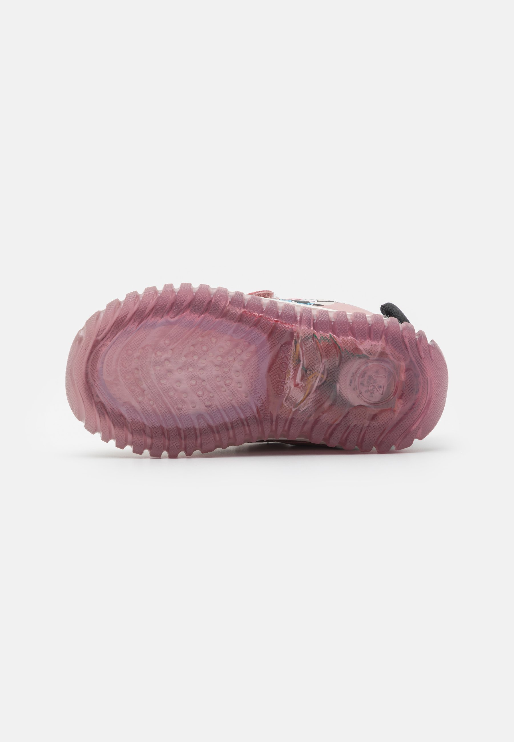Geox LIGHTYLOO GIRL LIGHT UP - Sneakers - oudroze/zwart