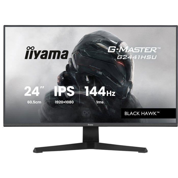 Pantalla para PC Gamer - IIYAMA - 24'' - FHD - 144Hz - Panel IPS - 1ms - G-Master