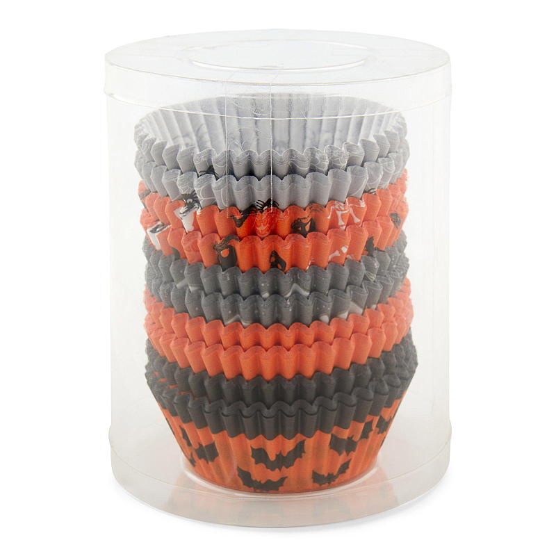 Molde para muffins Cuisine, paquete de 50 unidades, ø 11 cm, con lazo, Halloween