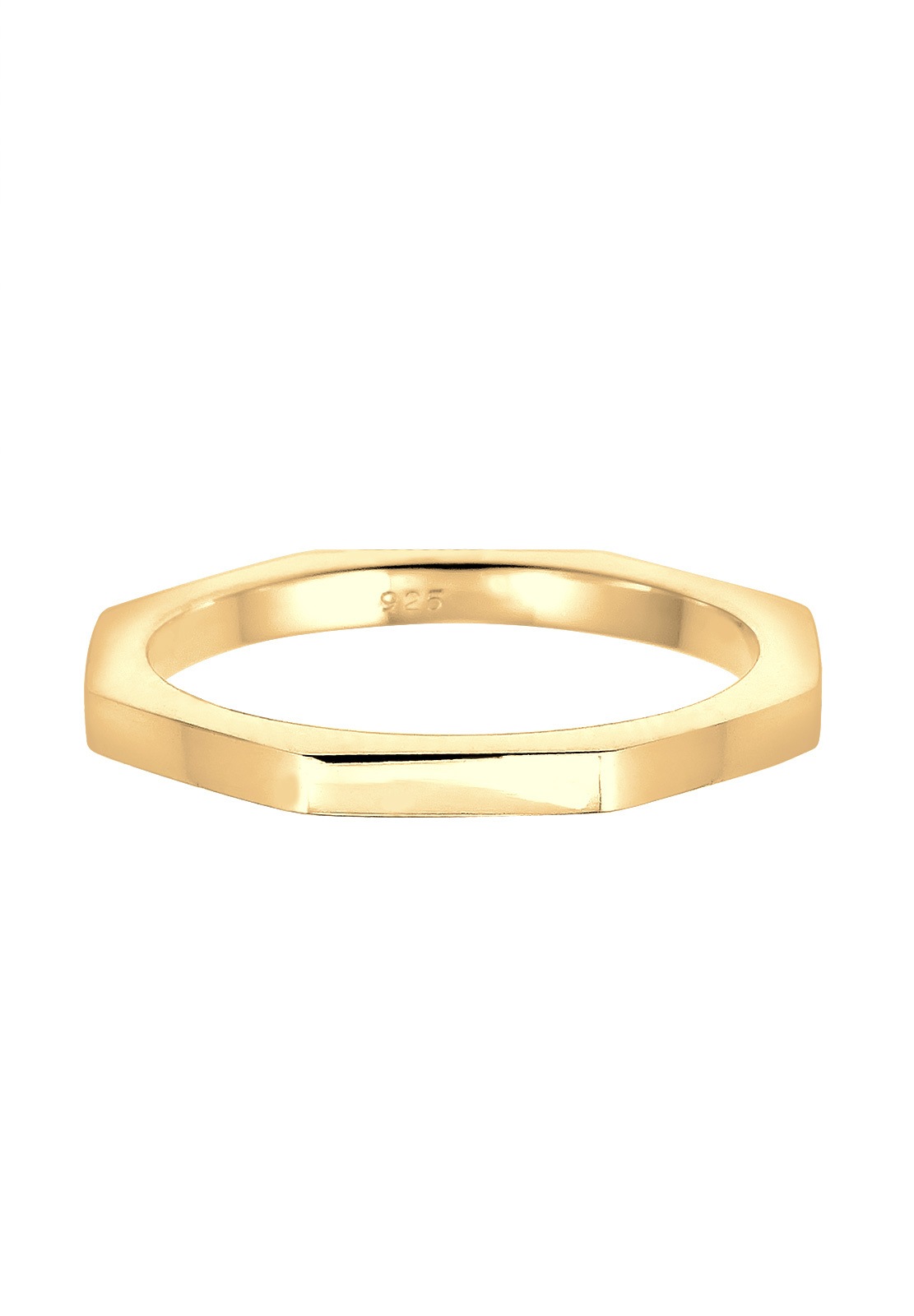 Elli Hexagon Geo Minimal 925 Sterling Silber